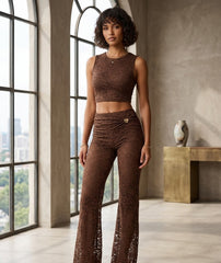 Lace Buckle Detail Co-Ord Set