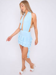 Rapper unteres Kleid mit Rückstand detaillierter