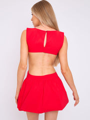 Detail Ballonkleid ausschneiden