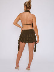 Rapper unteres Kleid mit Rückstand detaillierter