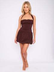 Puff Büstenhalter Ballonkleid