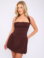 Puff Büstenhalter Ballonkleid