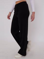 Wide Leg Ribbed Jogger