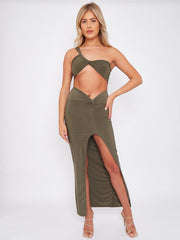 Slinky Cross Top & Twisted Maxi Skirt Co-ord