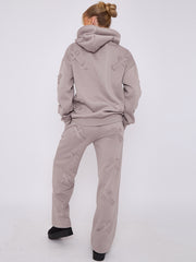 Crucifijo de gran tamaño Coordenada de vellón con capucha