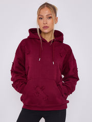 Capianza de crucifijo de gran tamaño sudadera con capucha