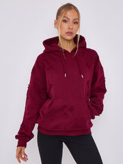 Capianza de crucifijo de gran tamaño sudadera con capucha