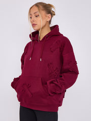 Capianza de crucifijo de gran tamaño sudadera con capucha