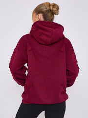 Capianza de crucifijo de gran tamaño sudadera con capucha