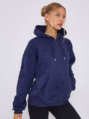 Capianza de crucifijo de gran tamaño sudadera con capucha