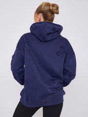 Capianza de crucifijo de gran tamaño sudadera con capucha