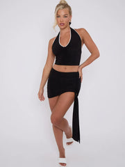 Trimdetail HALTER TOP & SASH ROUK CODE-ORT