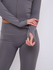 Zip Up Flared Leg Gym Set