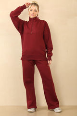 1/2 Zip Top & Jogger Fleece Co-ord