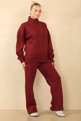 1/2 Zip Top & Jogger Fleece Co-ord