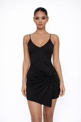 Wrap Front Bodycon Cami Dress