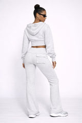 Front Pocket Hooded Top & Trouser Fleece Co-ord