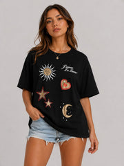 Celestial Inspired Artwork Graphic T-Shirt