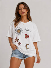 Celestial Inspired Artwork Graphic T-Shirt
