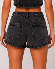 Wrap-Front Skort With Concealed Shorts