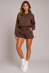 Zip Through Hoodie & Shorts Co-Ord Set