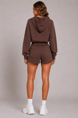 Zip Through Hoodie & Shorts Co-Ord Set