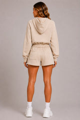 Zip Through Hoodie & Shorts Co-Ord Set