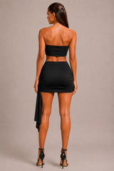 Bandeau Buckle Co-Ord Mini Skirt Set