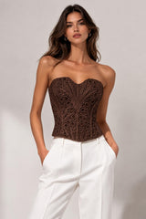 Lace Bustier Corset Top