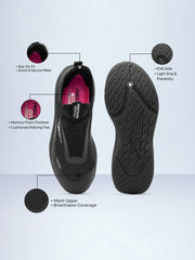 RedTape Womens Breathable Mesh Active Slip-On Trainers