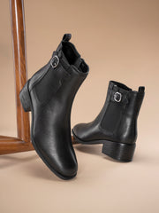 Chelsea Boot with Buckle Detail
