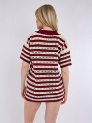 Satin Crop Top & Puffball Minirock Co-ordte