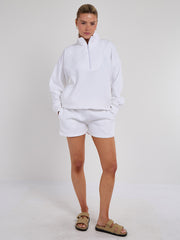 1/2 Zip Top & Shorts Fleece Co-ord