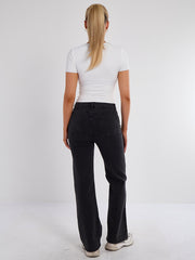 Denim -Jeans gerade Bein