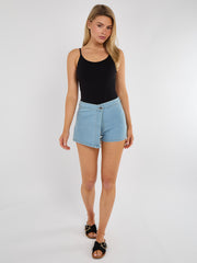 High Waisted Denim Shorts