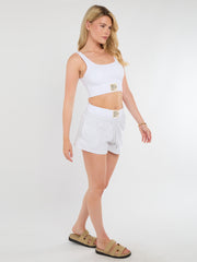 Kruis geborduurd T-shirt en shorts coöperatie (kopie)