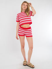 Knitted Top and Shorts Co-Ord