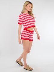 Knitted Top and Shorts Co-Ord