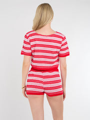 Knitted Top and Shorts Co-Ord