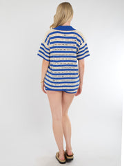 Satin Crop Top & Puffball Minirock Co-ordte