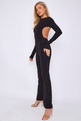 Open Back Slinky Jumpsuit