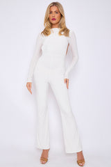 Open Back Slinky Jumpsuit