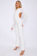 Open Back Slinky Jumpsuit