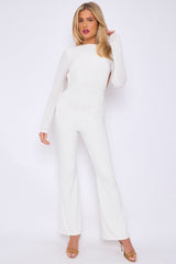 Open Back Slinky Jumpsuit
