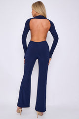 Open Back Slinky Jumpsuit