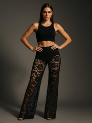 Geflügelte ausgestellte Hose