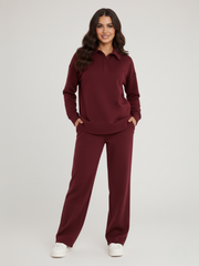 Oversized Bomber Style Fleece Zipper-coöperatie