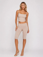 Bengalina Lace-Up Co-Ord Set
