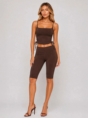 Bengalina Lace-Up Co-Ord Set