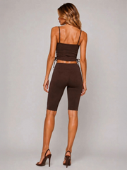 Bengalina Lace-Up Co-Ord Set